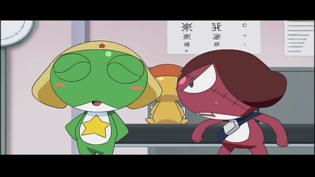 제30화 우주, 탄생! 트레이닝맨 우주 / 케로로, 멋진 목캔디